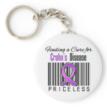 Finding a Cure For Crohns Disease PRICELESS Key Chain