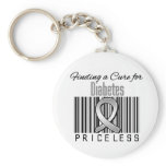 Finding a Cure For Diabetes PRICELESS keychains