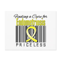 Finding a Cure For Endometriosis PRICELESS Postcard