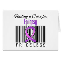 Finding a Cure For Epilepsy PRICELESS Card