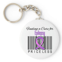 Finding a Cure For Epilepsy PRICELESS Keychain