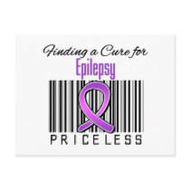 Finding a Cure For Epilepsy PRICELESS Post Cards