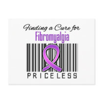 Finding a Cure For Fibromyalgia PRICELESS Postcard