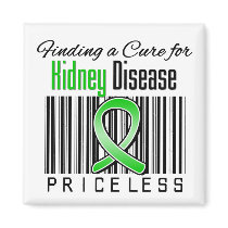 Finding a Cure For Kidney Disease PRICELESS Refrigerator Magnets