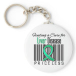 Finding a Cure For Liver Disease PRICELESS keychains