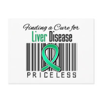 Finding a Cure For Liver Disease PRICELESS Post Card