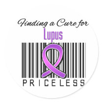 Finding a Cure For Lupus PRICELESS Sticker