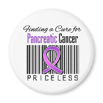 Finding a Cure For Pancreatic Cancer PRICELESS Refrigerator Magnets