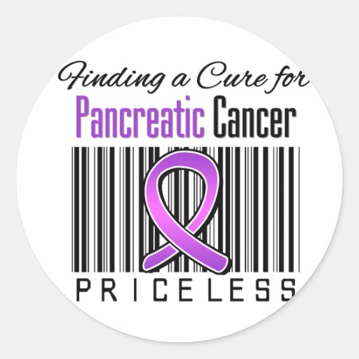 Finding a Cure For Pancreatic Cancer PRICELESS Stickers