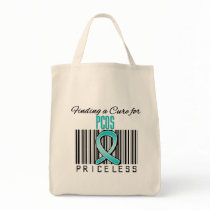 Finding a Cure For PCOS PRICELESS Tote Bags