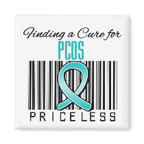 Finding a Cure For PCOS PRICELESS Fridge Magnets