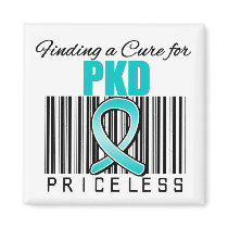 Finding a Cure For PKD PRICELESS Refrigerator Magnet