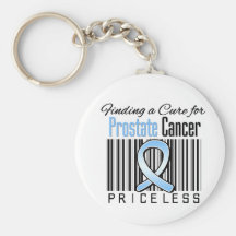 Finding a Cure For Prostate Cancer PRICELESS Keychains