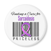 Finding a Cure For Sarcoidosis PRICELESS Refrigerator Magnet