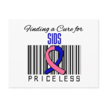 Finding a Cure For SIDS PRICELESS Postcard