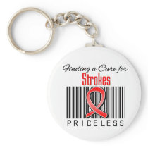 Finding a Cure For Strokes PRICELESS Keychains