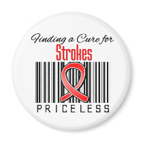 Finding a Cure For Strokes PRICELESS Magnet