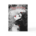 Fine Art Butterfly Princess Birthday Card - Modern