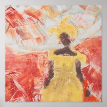Fine Art Print on Canvas/African Woman