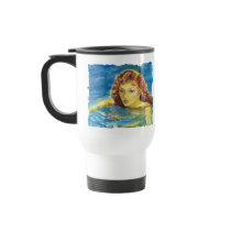 Fine Art Red Head Female Swimmer Mug