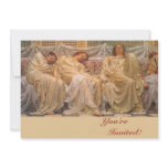 Fine Art Triplets Birthday Invitations
