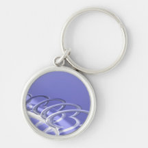 Fine chrome key chain