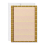 Fine Gold Deco Border n Babysoft Ultrasoft Base invitations