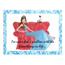 "Finer Things in Life..." postcards