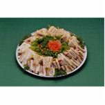 Finger sandwich platter photo cut out