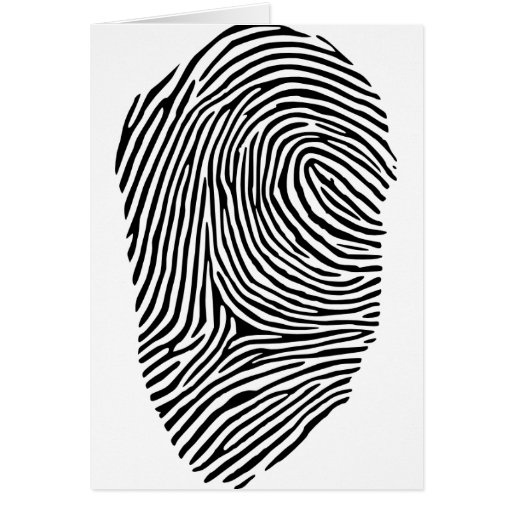 Fingerprint Cards, Fingerprint Card Templates, Invitations, Photo Cards ...
