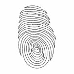 Fingerprint embroidered shirts