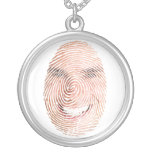 Fingerprint Face Keepsake Charm Pendant