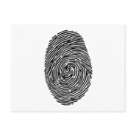 fingerprint postcards