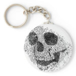 Fingerprint skull keychains