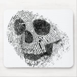 Fingerprint skull mousepads