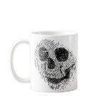 Fingerprint skull mugs