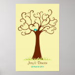 Fingerprint Tree Wedding - Heartastic (Cream)