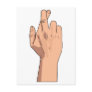 Fingers Crossed ~ Hand Signs & Gestures Post Cards