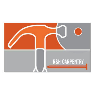 Carpentry Business Cards, Carpentry Business Card Designs