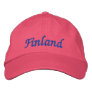 Finland Custom Hat Embroidered Baseball Caps