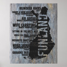 Finland Funland List 1 Colossal Poster/Print