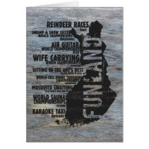 Finland Funland List 1 Folding Card