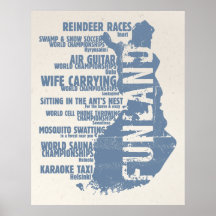 Finland Funland List 3 Colossal Poster/Print