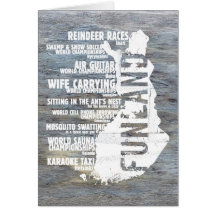 Finland Funland List 4 Folding Card