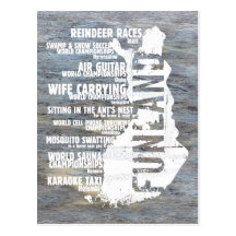 Finland Funland List 4 Postcard