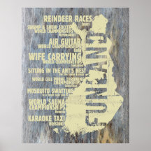 Finland Funland List Colossal Poster/Print