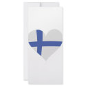 Finland heart icon rack cards