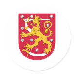 Finland Official Coat Of Arms Heraldry Symbol Stickers