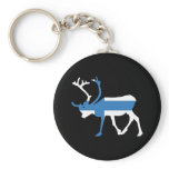 Finland Reindeer Keychain