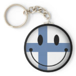 Finland Smiley Key Chain